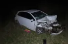 Idoso sofre fica ferido após se envolver em colisão traseira na PRC-487