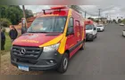 Ciclista sofre queda, é intubado e levado inconsciente para hospital em PG