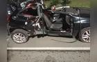 Câmera registra momento em que motorista embriagado atinge poste em PG