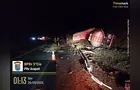 Caminhão tomba e derrama óleo vegetal na PR-151 em Jaguariaíva