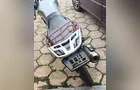 Motociclista sem CNH é detido após fuga e placa adulterada na PR-090, em Piraí do Sul