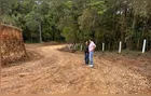 Rildo acompanha obras na Estrada do Barreiro, rota turística de Tibagi