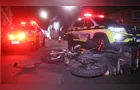 Motociclista sofre diversas fraturas após colisão em PG