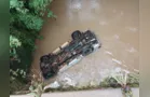 Homem morre após carro cair em rio e ficar submerso em Prudentópolis