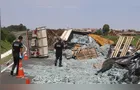 Imagens mostram local do acidente com vítima fatal na PR-151