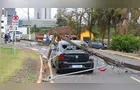 Veja fotos do grave acidente que derrubou dois postes em PG