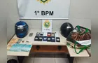Três são presos e adolescente é apreendido por tráfico e receptação em PG