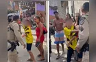 PM dá tapa em mulher diante de crianças durante festa em Salvador