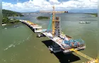 Ponte de Guaratuba tem novos estais instalados e mantém bom ritmo de obras