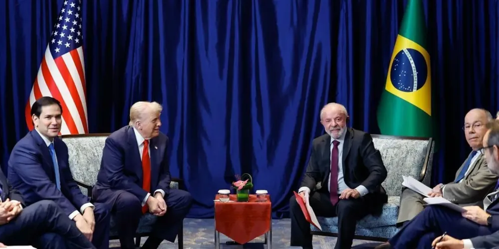 Encontro entre Donald Trump e Lula