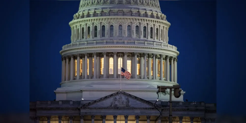 O edifício do Capitólio dos EUA em Washington