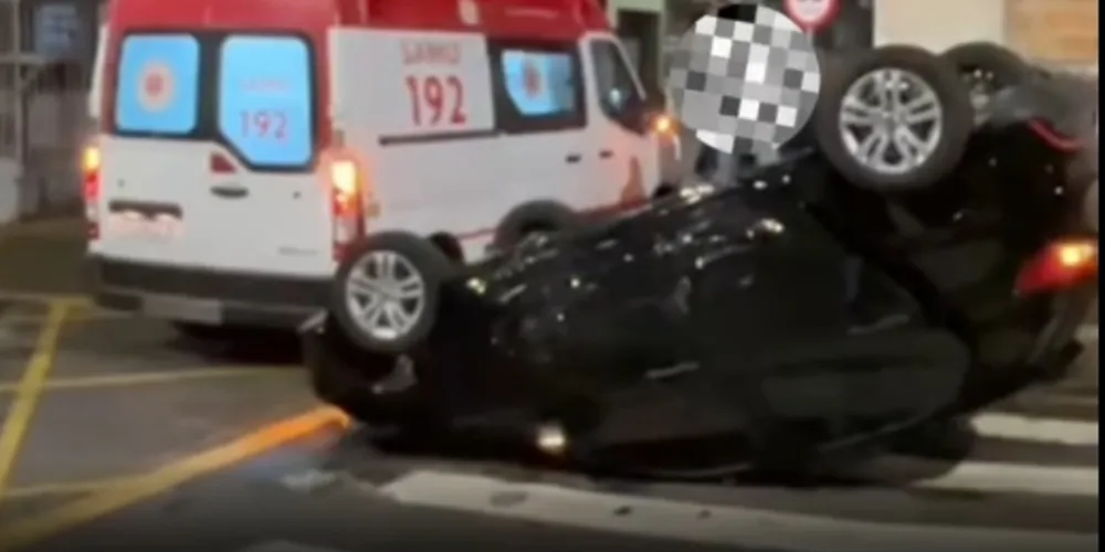 Mulher ferida era passageira do Chevrolet Celta