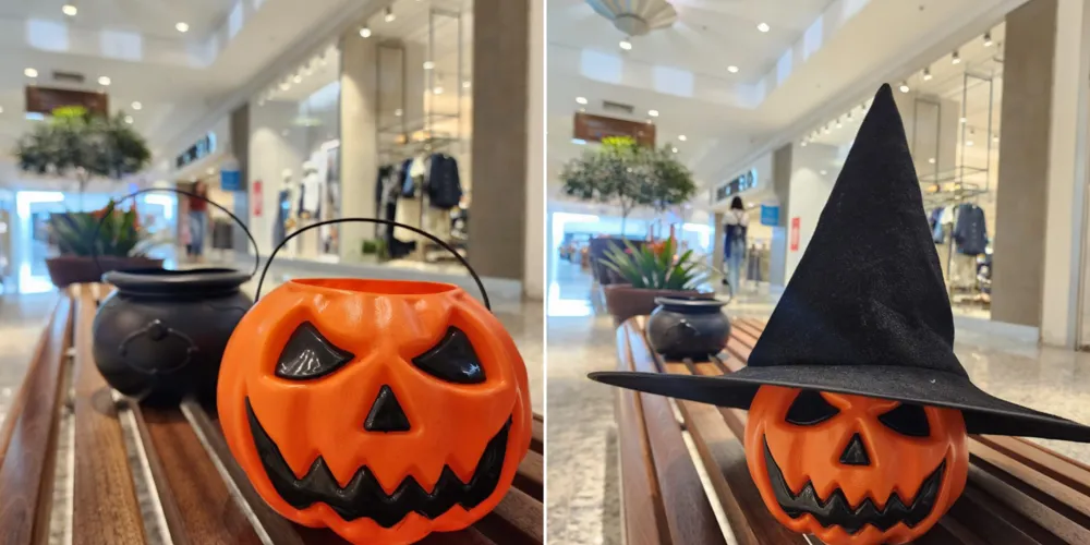 Baldinho personalizado de abóbora do halloween