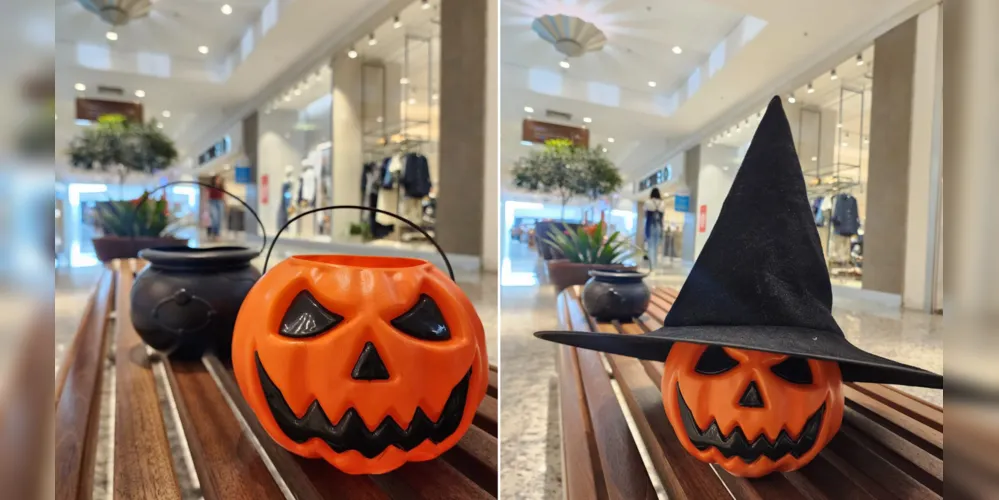 Baldinho personalizado de abóbora do halloween