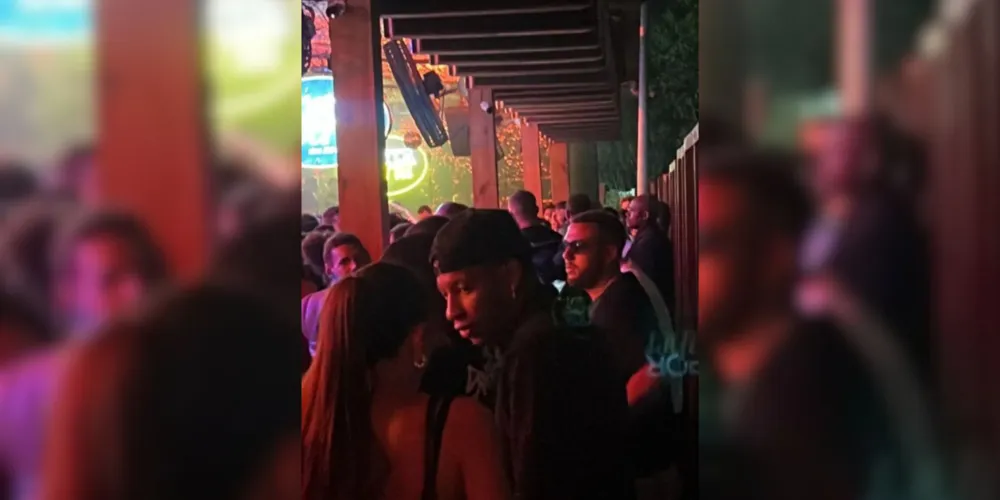 Gonzalo Plata em festa no Rio de Janeiro