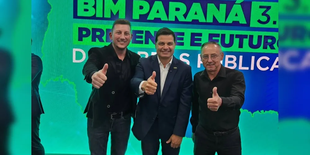 O investimento foi anunciado durante encontro do prefeito Leandro Jasinski com o secretário de Estado Sandro Alex