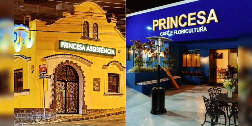 Outra novidade recente foi a inauguração de um café e floricultura