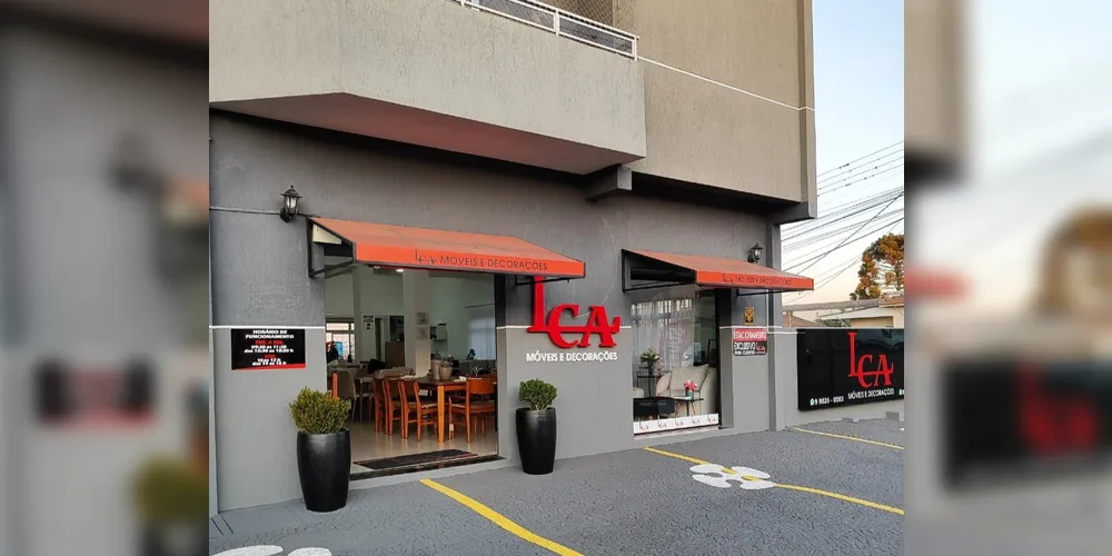 A LCA Móveis e Decorações está localizada na rua Dom Pedro I, 421, no bairro Oficinas