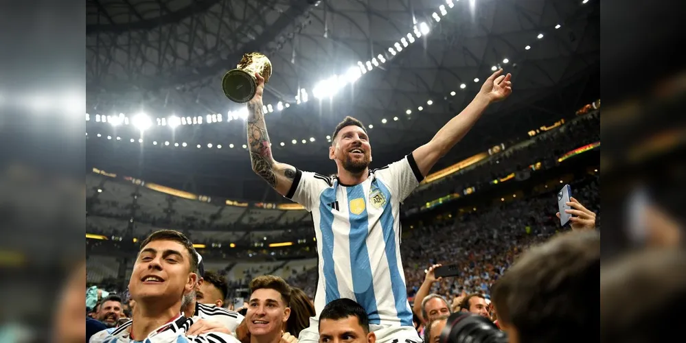 Lionel Messi foi campeão da Copa do Mundo de 2022 com a Argentina