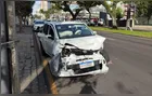 Motorista com sinais de embriaguez bate em carro e tenta fugir a pé em Curitiba