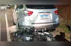Motociclista colide em veículo estacionado em PG