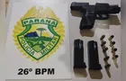 Briga em bar termina com homem preso por porte ilegal de arma em Reserva