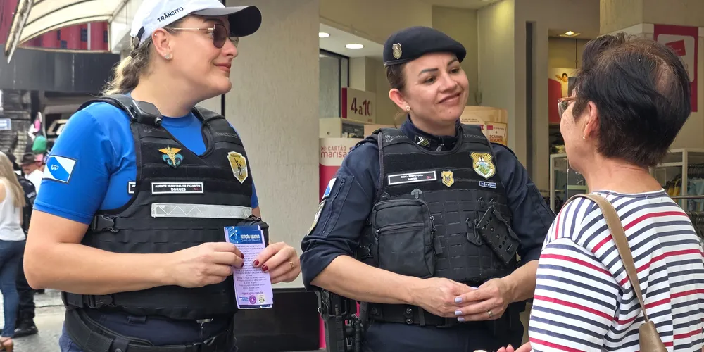 A atividade contou com a presença de equipes da Guarda Civil Municipal, Superintendência de Trânsito, entre outras