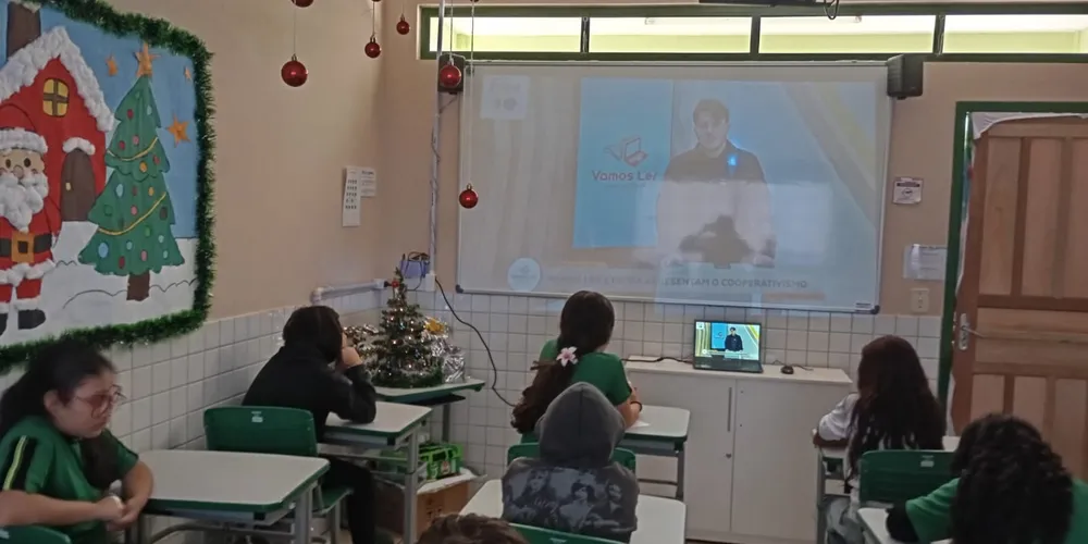 Conteúdo audiovisual levou importantes informações à turma