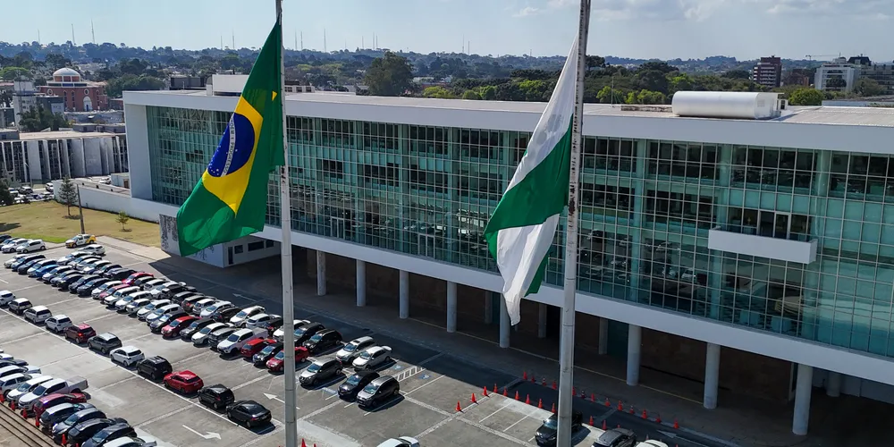 Fachada do Palácio do Iguaçu, em Curitiba
Foto: Geraldo Bubniak/AEN