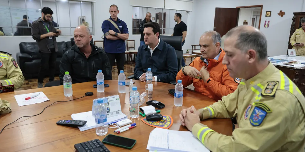 O governador Carlos Massa Ratinho Junior participa nessa sexta-feira (07),  de reunião sobre tornado na região oeste