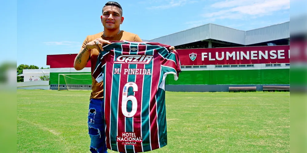 Pineida foi emprestado ao Fluminense em 2022 e foi campeão carioca