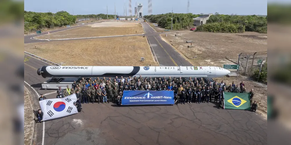 Trata-se do primeiro lançamento comercial de um veículo espacial a partir do território nacional
