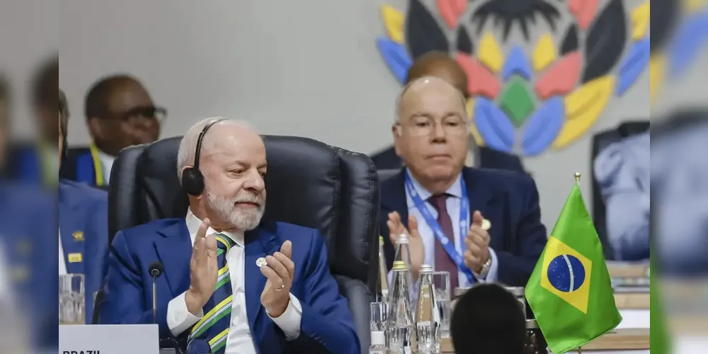 Lula discursou na sessão do G20 que tratou sobre a redução do risco de desastres