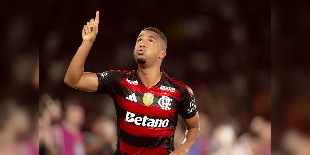 Samuel Lino marcou o gol do título do Flamengo