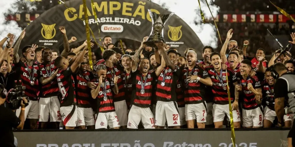 O título ficou com o Flamengo