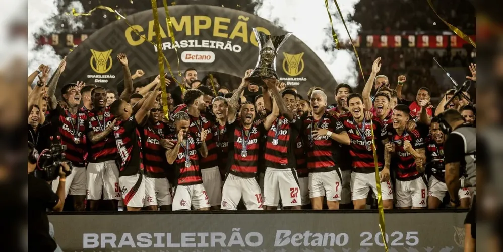 O título ficou com o Flamengo