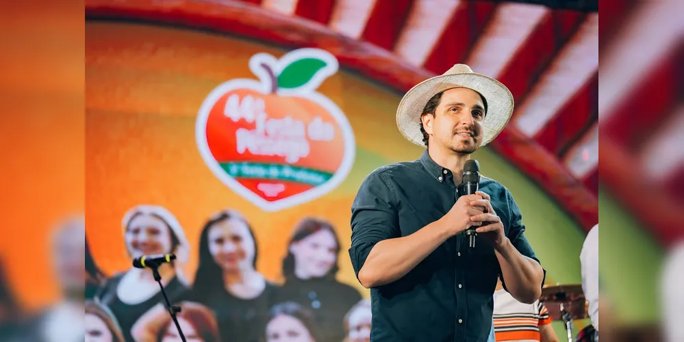 O anúncio foi feito pelo prefeito Emiliano Gomes durante a 44ª Festa do Pêssego