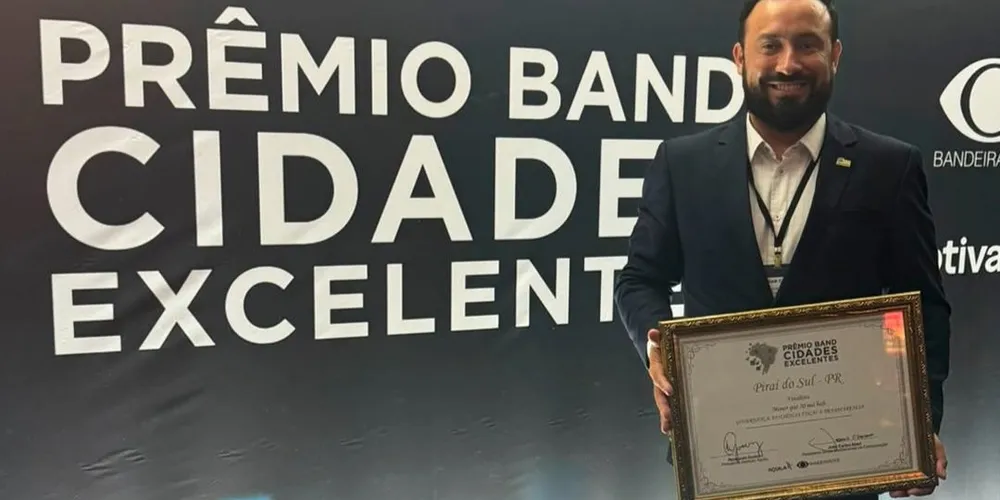 A premiação aconteceu em outubro e foi relembrada pelo prefeito Henrique Carneiro nesta terça-feira (16)