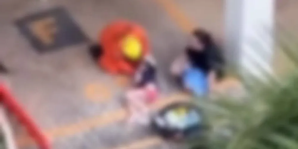 A queda foi de cerca de 7 metros de altura