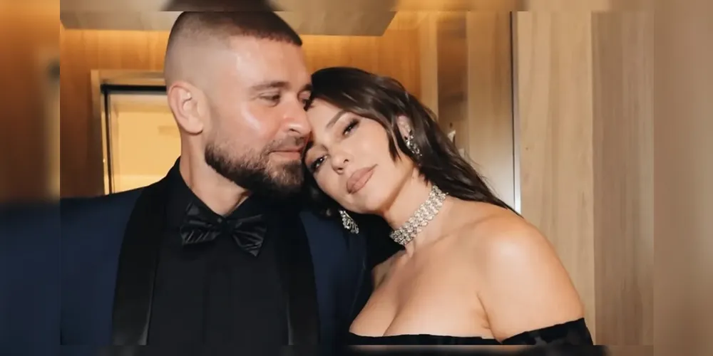 A atriz Paolla Oliveira com o cantor Diogo Nogueira