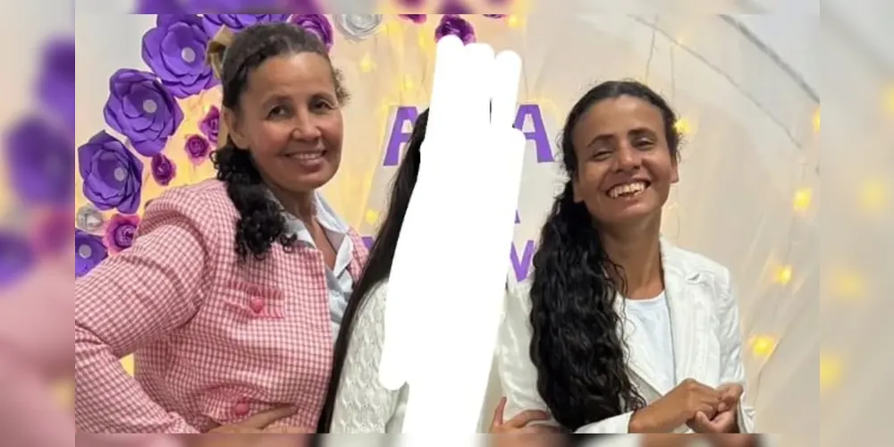 A família informou que Esdra (à direita) possui necessidades especiais e depende da mãe