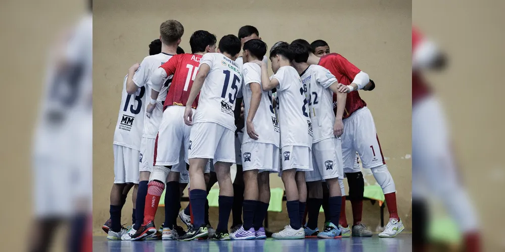 O time vai em busca da última vaga nas semifinais da Copa AMCG Sub-17 de Futsal Masculino