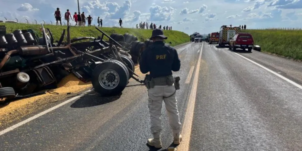 Acidente ocorreu por volta das 15h30 do último domingo