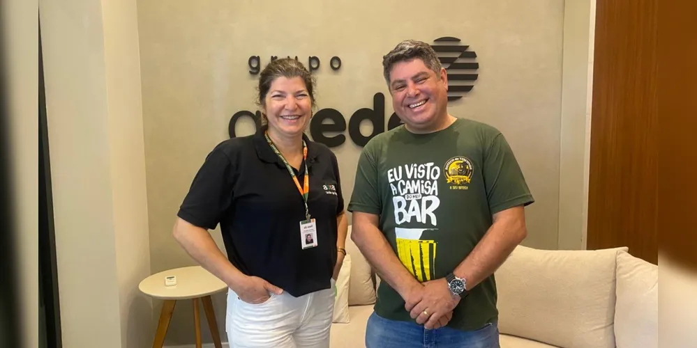 Amanda Loureiro e Lucas Klas participaram do podcast Papo de Mercado