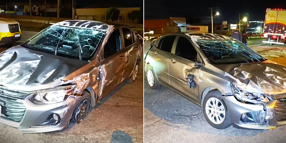 Vítimas estavam em um carro modelo Chevrolet Onix