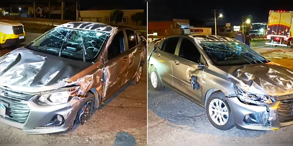 Vítimas estavam em um carro modelo Chevrolet Onix