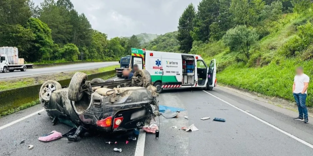 Acidente causou mais de 15 km de fila na BR-116