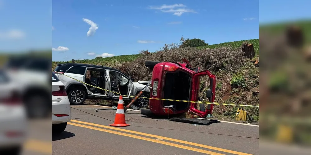 Acidente envolveu um Jeep Commander e um Chevrolet Celta