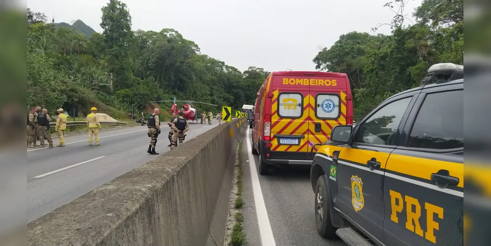 Helicóptero do Corpo de Bombeiros foi acionado