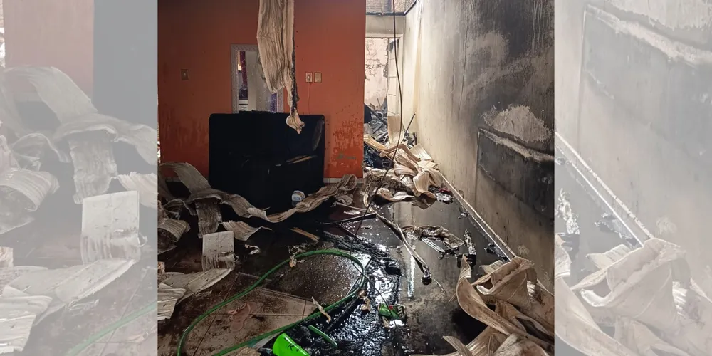 Registro da ocorrência atendida pela GCM e Bombeiros no bairro Cará-Cará